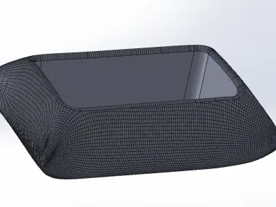 Pillow pattern vase 3D print model