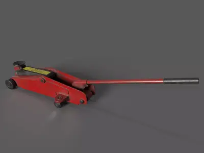 car jack lift Low-poly 3D model