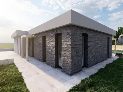 Villa 3D model get