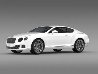 Bentley Continental GT Speed 2012 3D model