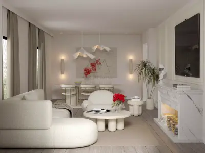 living room 3D model