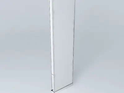 Mailbox wall shelf with number Free 3D model