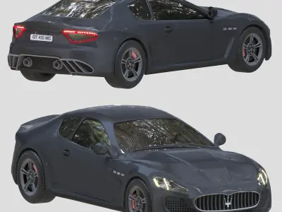 maserati granturismo 3D model