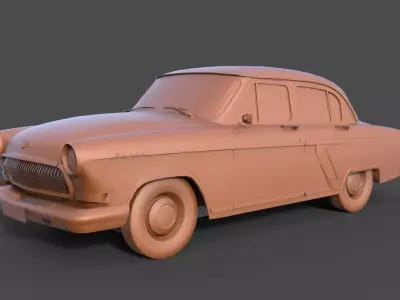 Gaz 21 3D print model