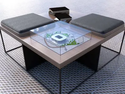 Ras Abu Aboud Stadium Qatar2022 worldcup 3D model