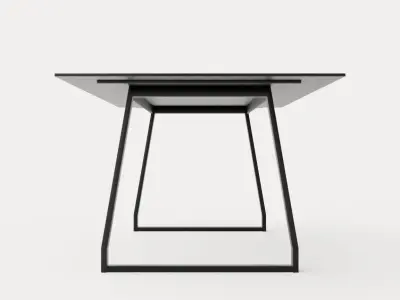 Quay Dining Table 200 Cm Low-poly 3D model