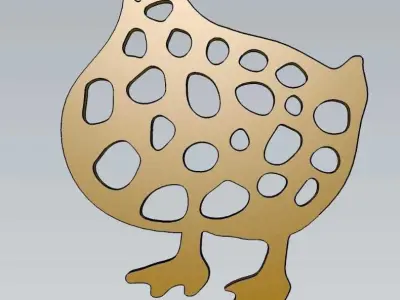 Wonderful Artificial Duck Home and Garden Outdoor Lawn Decor 3D model purchase
