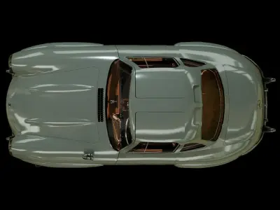 car mercer Low-poly 3D model