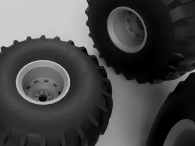 Monster wheel 3 3D model