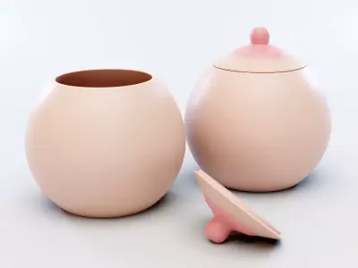 Boob Pot 3D model