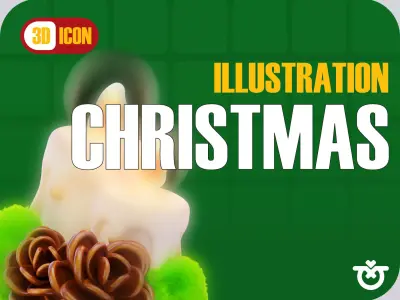 Christmas Icon Stylized 3D model