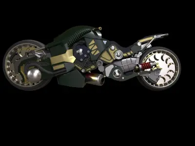 Cyber-moto 3D model
