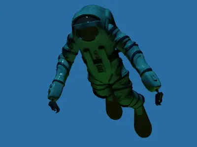 Nuytco sport exosuit Low-poly 3D model