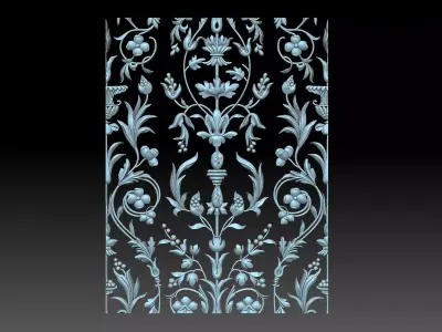 Decorative panel 3D print model purchase