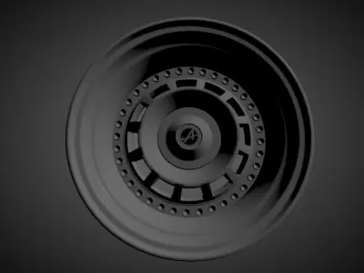 Gotti A53 scalable and printable rims 3D print model