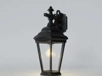 Wall lamp Free low-poly 3D model purchase