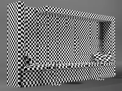 Restaurant And Office Lobi Seating-2 3D model