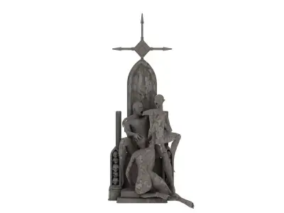 3some Elf Statue 3D model