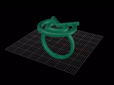 Minimal Abstract Ring 25 3D print model
