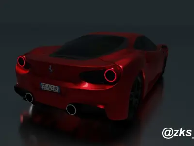 Ferrari 488 GTB 3D model