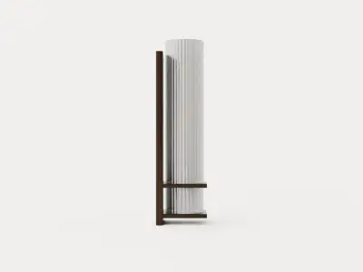 Sperry wall lamp - Bronze and clear glass Low-poly 3D model