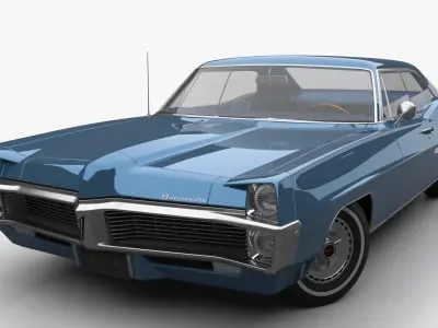 Pontiac Bonneville 67 3D model