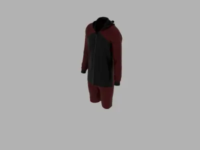 Sport Suit Low-poly 3D model 47