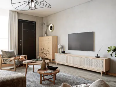Wabi Living for Unreal Engine Low-poly 3D model
