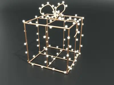 Christmas tree Low-poly 3D model