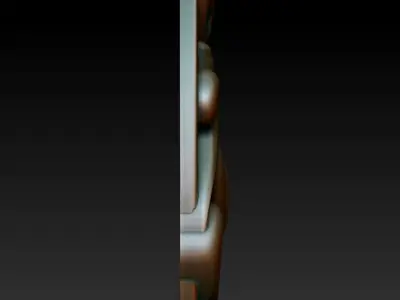 Deer pendant 3D print model