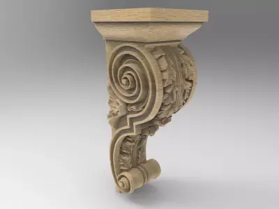 Corbel 3D model