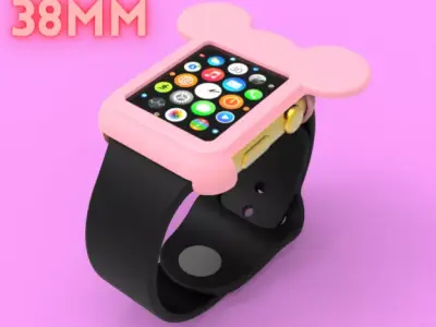 Mickey Mouse Apple Watch Ears Case Cover 38mm 3D print model