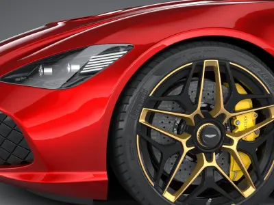 Aston Martin DBS GT Zagato 2020 3D model