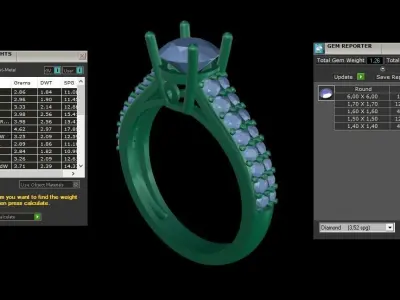 ring code 186 3D print model