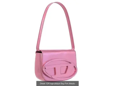 Diesel 1DR logo-plaque Bag 3D Model Collection