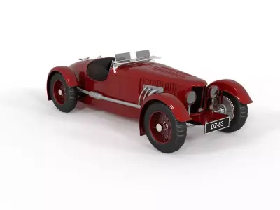 retro car am1934 3D model