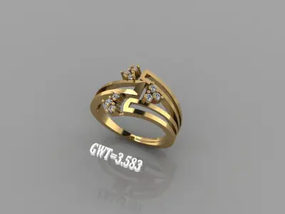 FASION RING 3D model 25