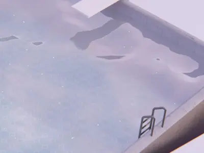 Swimming Pool Low-poly 3D model