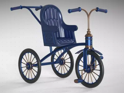 Medieval Convertable Tricycle 3D model