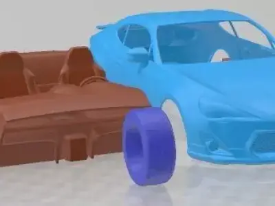 Toyota GT86 TRD 2014 Printable Car 3D print model