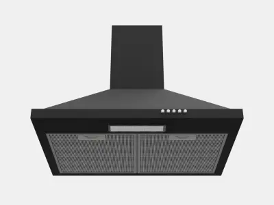 Cooker Hoods Set 3D model