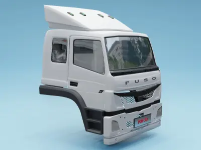 3d Model Fuso truck 3D model