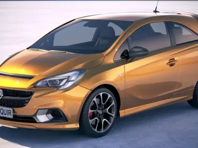 Opel Corsa GSI 2019 3D model