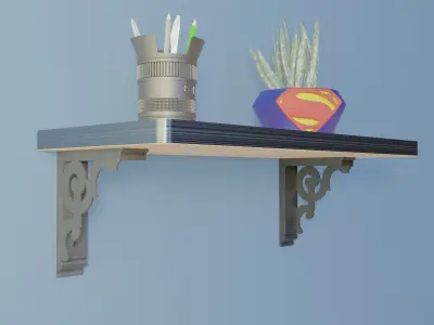 Shelf Bracket 5 3D print model