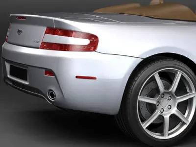 Aston Martin v8 Vantage Roadster 3D model
