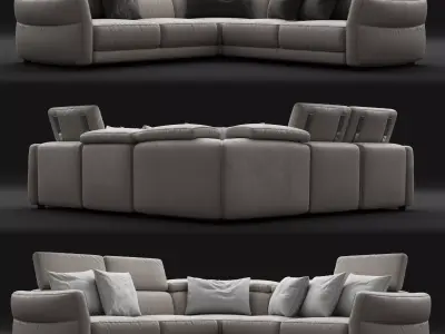 Natuzzi Notturno sofa 3D model