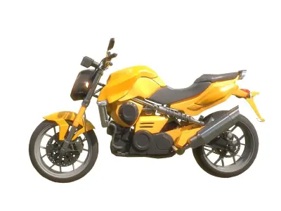 Heavy Bike 3D Model Low-poly 3D model