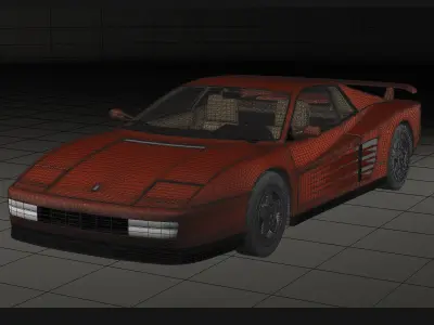 Ferrari Testarossa 3D model