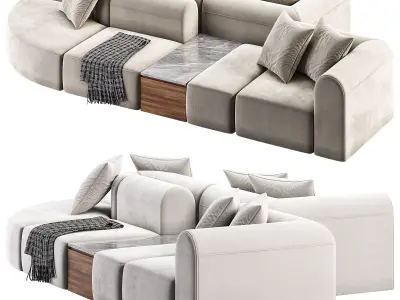 Neri Hu Evolves Joseph Hoffman s Iconic Chair With Blocks 3D model