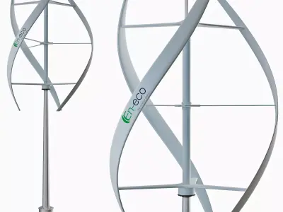 Vertical wind turbine  3D model
